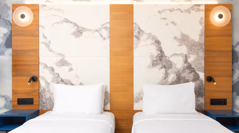 hilton barcelona bedroom detail 3