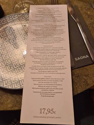 menu saona madrid plaza espana